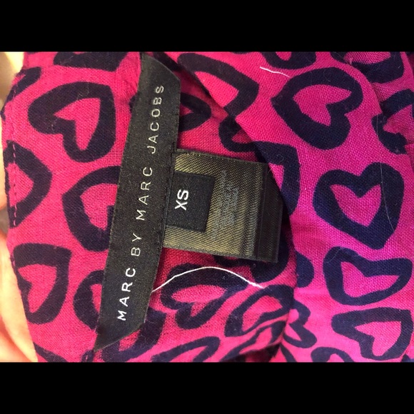 Marc By Marc Jacobs XS Blouse - Pink hearts - Picture 4 of 4